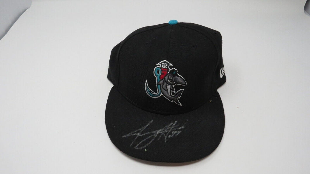 Jeremy Hermida Jupiter Hammerheads Game Used Worn Minor League Baseball Hat!