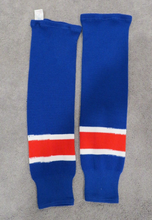 Load image into Gallery viewer, 1990&#39;s Michel Goulet Alumni Game Hockey Socks HOF RARE NHL!