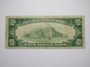 $10 1929 Olean New York NY National Currency Bank Note Bill Charter #2376 FINE+