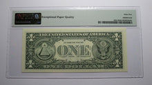 Load image into Gallery viewer, $1 1995 Radar Serial Number Federal Reserve Currency Bank Note Bill PMG UNC65EPQ