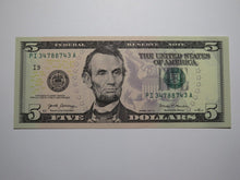 Load image into Gallery viewer, $5 2017 Radar Serial Number Federal Reserve Currency Bank Note Bill #34788743