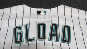 2009 Ross Gload Florida Marlins Game Used Worn MLB Baseball Jersey! Miami Signed