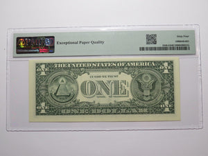 $1 2003 Near Solid Serial Number Federal Reserve Bank Note Bill UNC64 #55552555