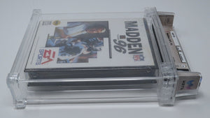 Madden '96 NFL Football Sega Genesis Factory Sealed Video Game Wata Graded 8.5