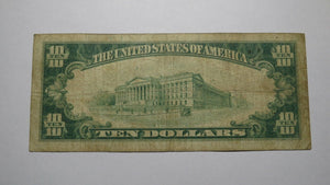 $10 1929 Caldwell New Jersey NJ National Currency Bank Note Bill Ch. #7131 FINE