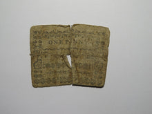 Load image into Gallery viewer, 1790 One Penny Newark New Jersey Colonial Currency Note Bill Elizabeth Borough