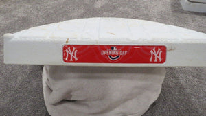 2019 New York Yankees Vs Orioles Game Used Opening Day Third Base MLB Baseball 