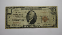 Load image into Gallery viewer, $10 1929 Portland Indiana IN National Currency Bank Note Bill Charter #7180 RARE