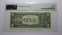 Load image into Gallery viewer, $1 1995 Radar Serial Number Federal Reserve Currency Bank Note Bill PMG UNC65EPQ