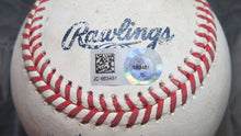 Load image into Gallery viewer, 2020 Cesar Hernandez Cleveland Indians Game Used Single MLB Baseball! 1B Hit!