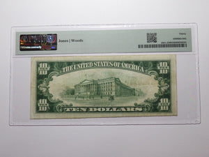 $10 1929 Prague Oklahoma OK National Currency Bank Note Bill Ch #7177 VF30 PMG