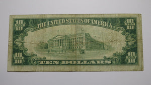 $10 1929 Highland Park New Jersey NJ National Currency Bank Note Bill #12598