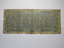 Load image into Gallery viewer, $10 1864 Richmond Virginia VA Confederate Currency Bank Note Bill RARE T68 Good