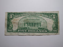 Load image into Gallery viewer, $5 1929 Hicksville New York NY National Currency Bank Note Bill Ch. #11087 RARE!