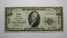 Load image into Gallery viewer, $10 1929 Suffolk Virginia VA National Currency Bank Note Bill Charter #9733 VF