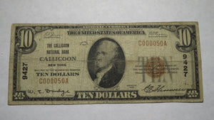 $10 1929 Callicoon New York NY National Currency Bank Note Bill Ch. #9427 RARE!!