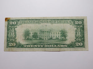 $20 1929 Salt Lake City Utah UT National Currency Bank Note Bill Ch. #9403 VF