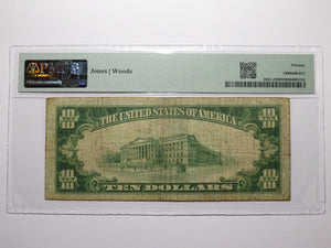 $10 1929 Englewood New Jersey NJ National Currency Bank Note Bill Ch. #4365 VF20