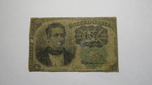 Load image into Gallery viewer, 1874 $.10 Fifth Issue Fractional Currency Obsolete Bank Note Bill Green Seal