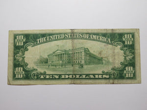 $10 1929 Rockland Maine ME National Currency Bank Note Bill Ch. #1446 FINE+