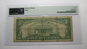 $5 1929 Staples Minnesota MN National Currency Bank Note Bill Ch #5568 VG10 PMG