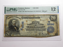 Load image into Gallery viewer, $20 1902 Formoso Kansas KS National Currency Bank Note Bill Ch. #8596 PMG F12