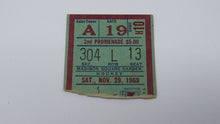 Load image into Gallery viewer, November 29, 1969 New York Rangers Vs Philadelphia Flyers NHL Hockey Ticket Stub