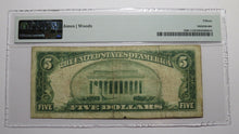 Load image into Gallery viewer, $5 1929 Frederick Oklahoma OK National Currency Bank Note Bill Ch. #8140 F15 PMG