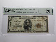 Load image into Gallery viewer, $5 1929 Afton New York NY National Currency Bank Note Bill Ch. #11513 VF20 PMG!