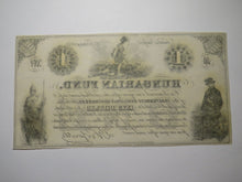 Load image into Gallery viewer, $1 1852 New York NY Obsolete Currency Bank Note Bill! Hungarian Fund CU+++