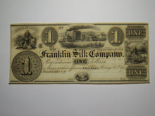 Load image into Gallery viewer, $1 18__ Franklin Ohio OH Obsolete Currency Bank Note Bill Remainder Silk Company