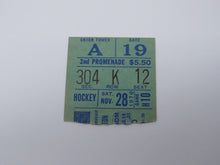 Load image into Gallery viewer, November 28, 1970 New York Rangers Bruins NHL Hockey Ticket Stub Bobby Orr Goal