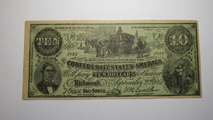 1861 Confederate Currency Facsimile Political Advertising Note For W.F. Skelley