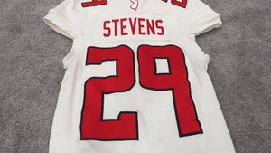 2017 Lawrence Stevens Rutgers Scarlet Knights Game Used Worn Football Jersey