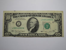 Load image into Gallery viewer, $10 1990 Large Ink Smears on Back Error Federal Reserve Bank Note Bill VF