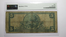 Load image into Gallery viewer, $5 1902 Quanah Texas TX National Currency Bank Note Bill Charter #12307 VG8 PMG