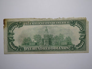 $100 1929 Cleveland Ohio National Currency Note Federal Reserve Bank Note Bill