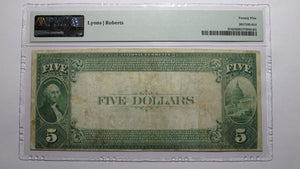 $5 1882 Crookston Minnesota MN National Currency Bank Note Bill #2567 VF25 PMG