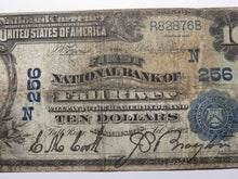 Load image into Gallery viewer, $10 1902 Fall River Massachusetts National Currency Bank Note Bill Ch. #256 RARE