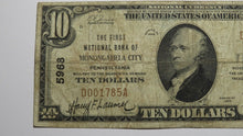 Load image into Gallery viewer, $10 1929 Monongahela City Pennsylvania PA National Currency Bank Note Bill #5968