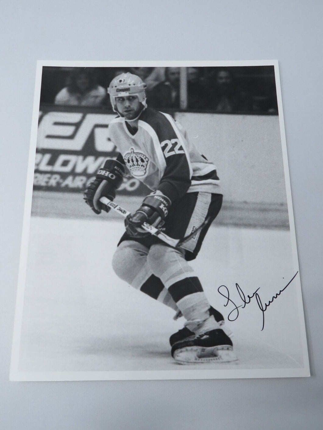 Glen Currie Los Angeles Kings Signed Autographed Original 10X8 Hockey Photo