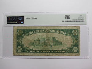 $10 1929 Guttenberg New Jersey NJ National Currency Bank Note Bill Ch #12806 F15