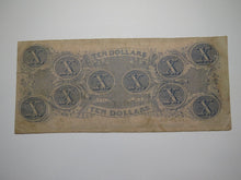 Load image into Gallery viewer, $10 1862 Richmond Virginia VA Confederate Currency Bank Note Bill RARE T52 Good