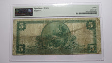 Load image into Gallery viewer, $5 1902 Teague Texas TX National Currency Bank Note Bill Charter #13067 F15 PMG