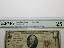 Load image into Gallery viewer, $10 1929 Churdan Iowa IA National Currency Bank Note Bill Ch. #6737 VF25 PMG