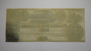 $1 18__ Franklin Ohio OH Obsolete Currency Bank Note Bill Silk Company UNC++