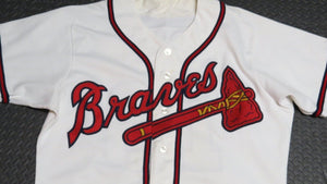 1988 Tommy Gregg Atlanta Braves Game Used Worn MLB Baseball Jersey! Good Use!