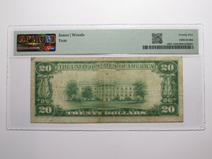 $20 1929 Grafton North Dakota ND National Currency Bank Note Bill Ch. #3096 VF25