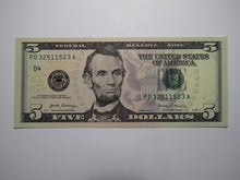 Load image into Gallery viewer, $5 2017 Radar Serial Number Federal Reserve Currency Bank Note Bill UNC++++