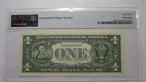 $1 2017A Repeater Serial Number Federal Reserve Currency Bank Note Bill UNC67EPQ